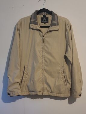 💲2️⃣ Weatherproof Beige Windbreaker Golf Jacket Size Small